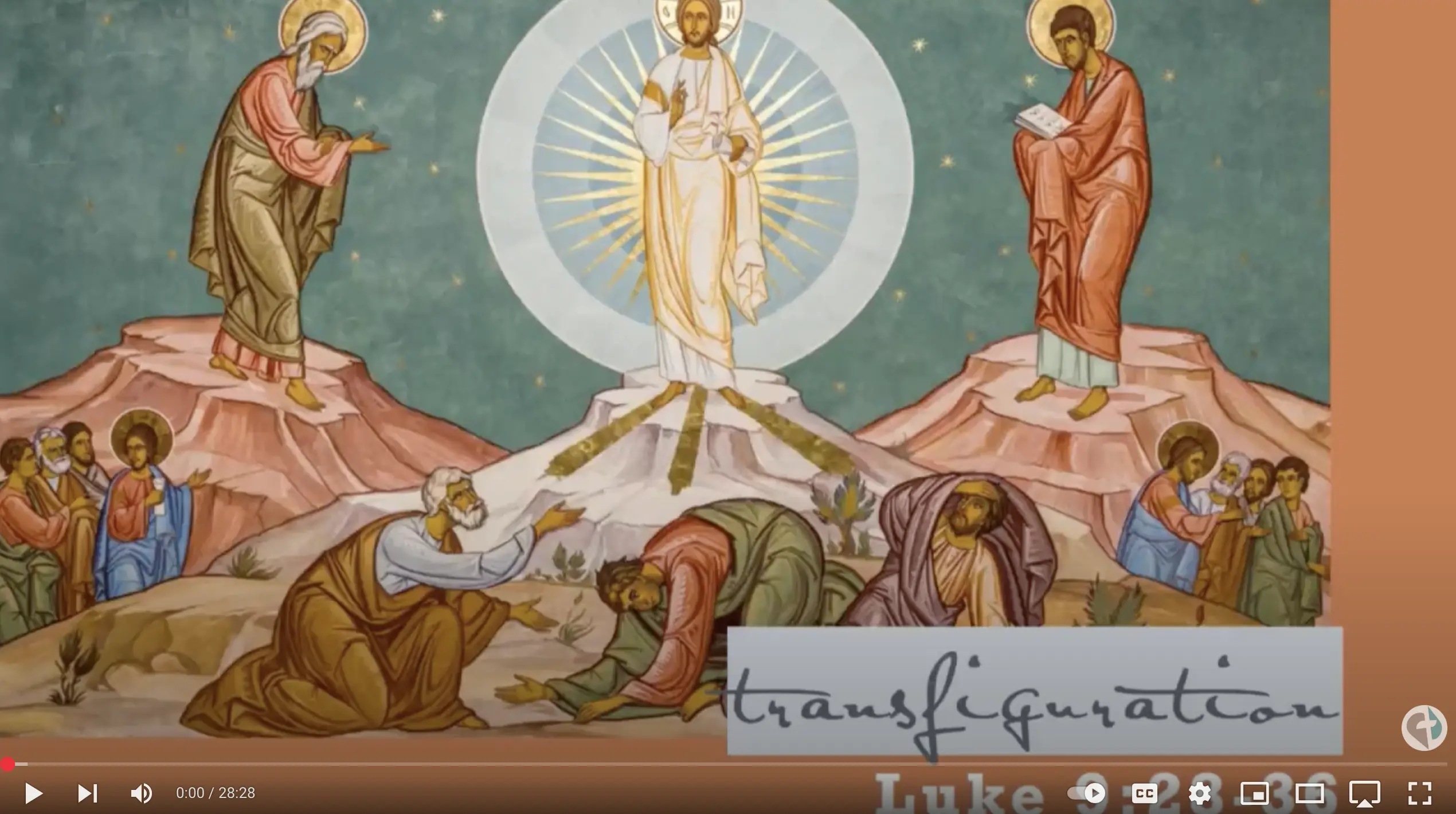 Luke 9:28-36 “Transfiguration”